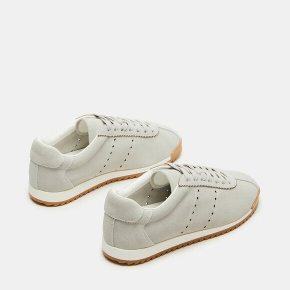NEW STEVE MADDEN Suede Mirage Sneakers in gray for women 1025 3t7 - Picture 3 of 9